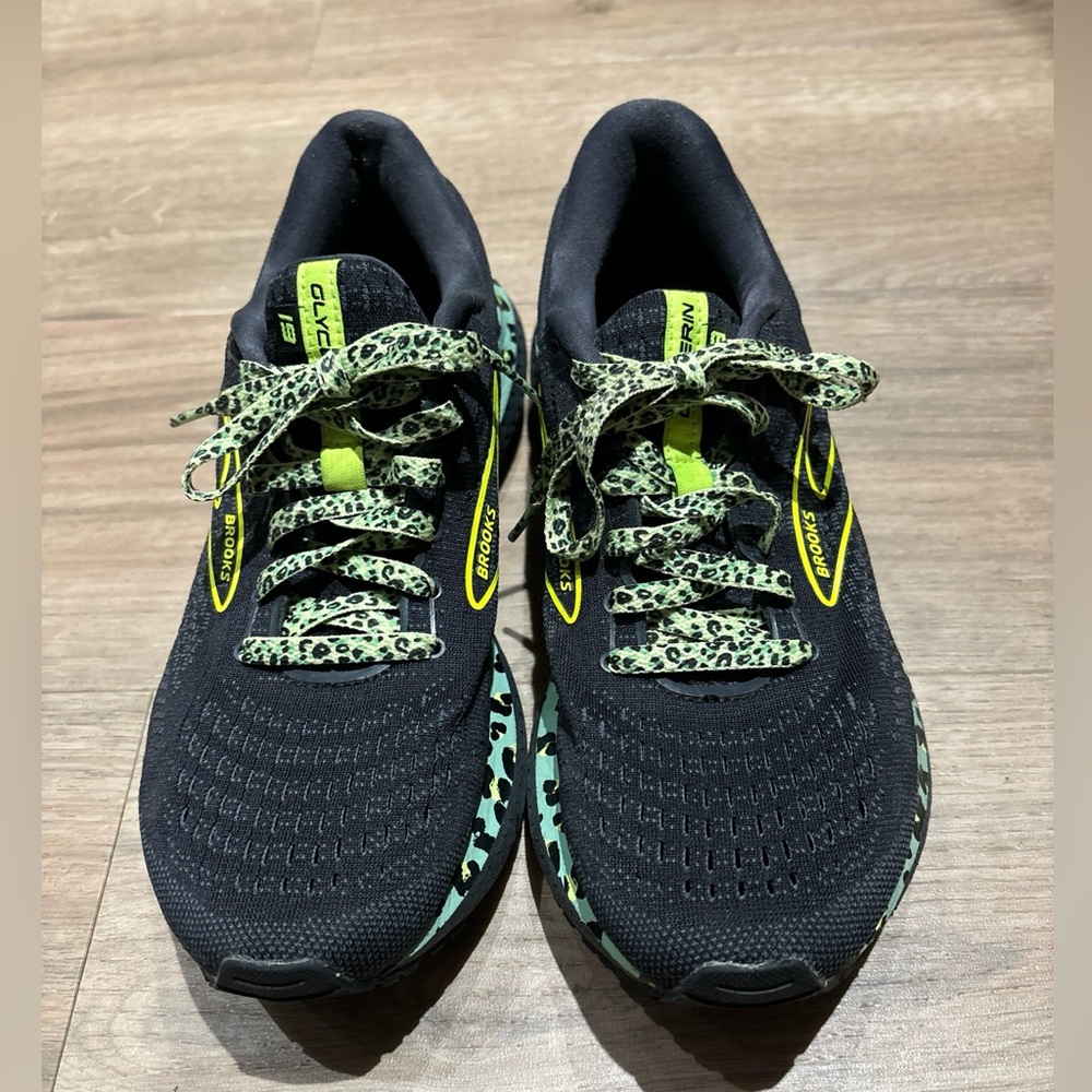 Brooks Glycerin 19 1203431B029 Womens 10 Electric Cheetah Run Wild Running